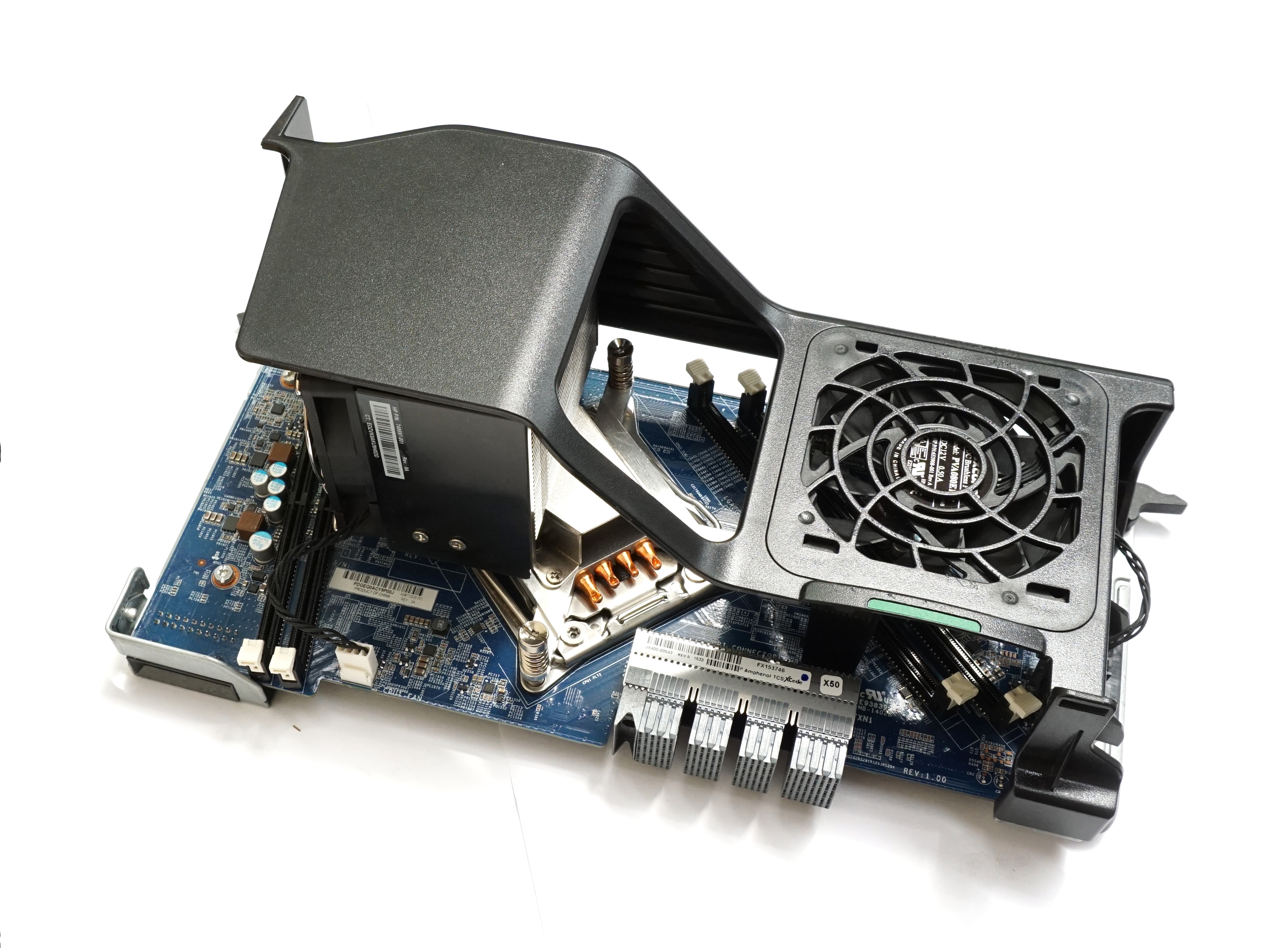 HP (710326-001) Z640 2nd CPU Riser Board inc. Fan & Heatsink (736520-001)