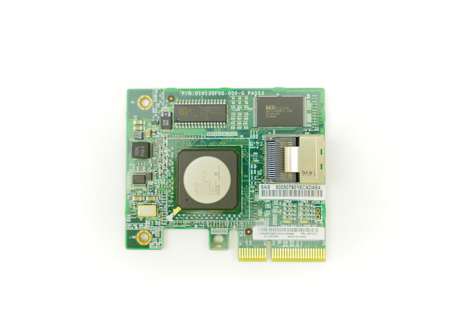 IBM (49Y4737) ServeRAID BR10IL - PCIe-x4 RAID Controller (46M5588)