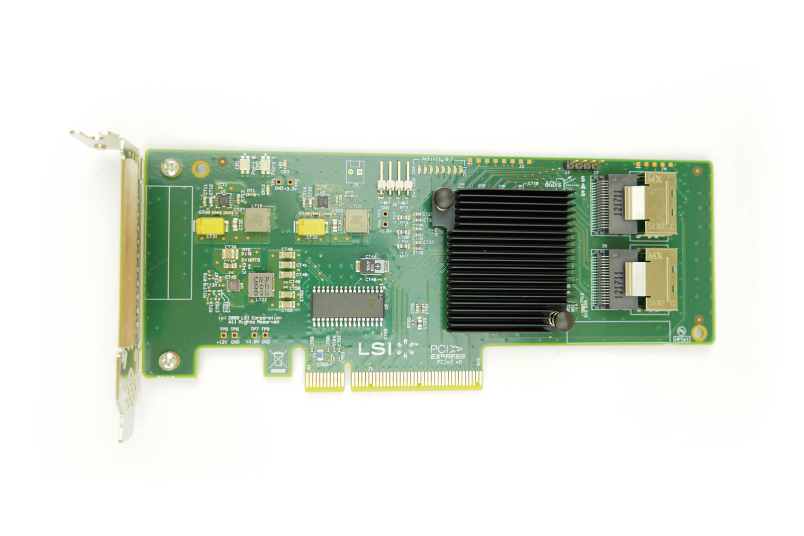 LSI SAS9211-8i - LP PCIe-x8 RAID Controller (H3-25104-02D)