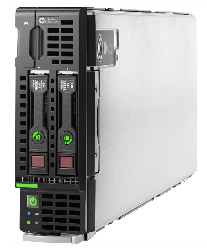 HP ProLiant BL460c Gen9: 2x E5-2620 v3 8GB DDR4 RAM P244br HPE G9 Blade Server