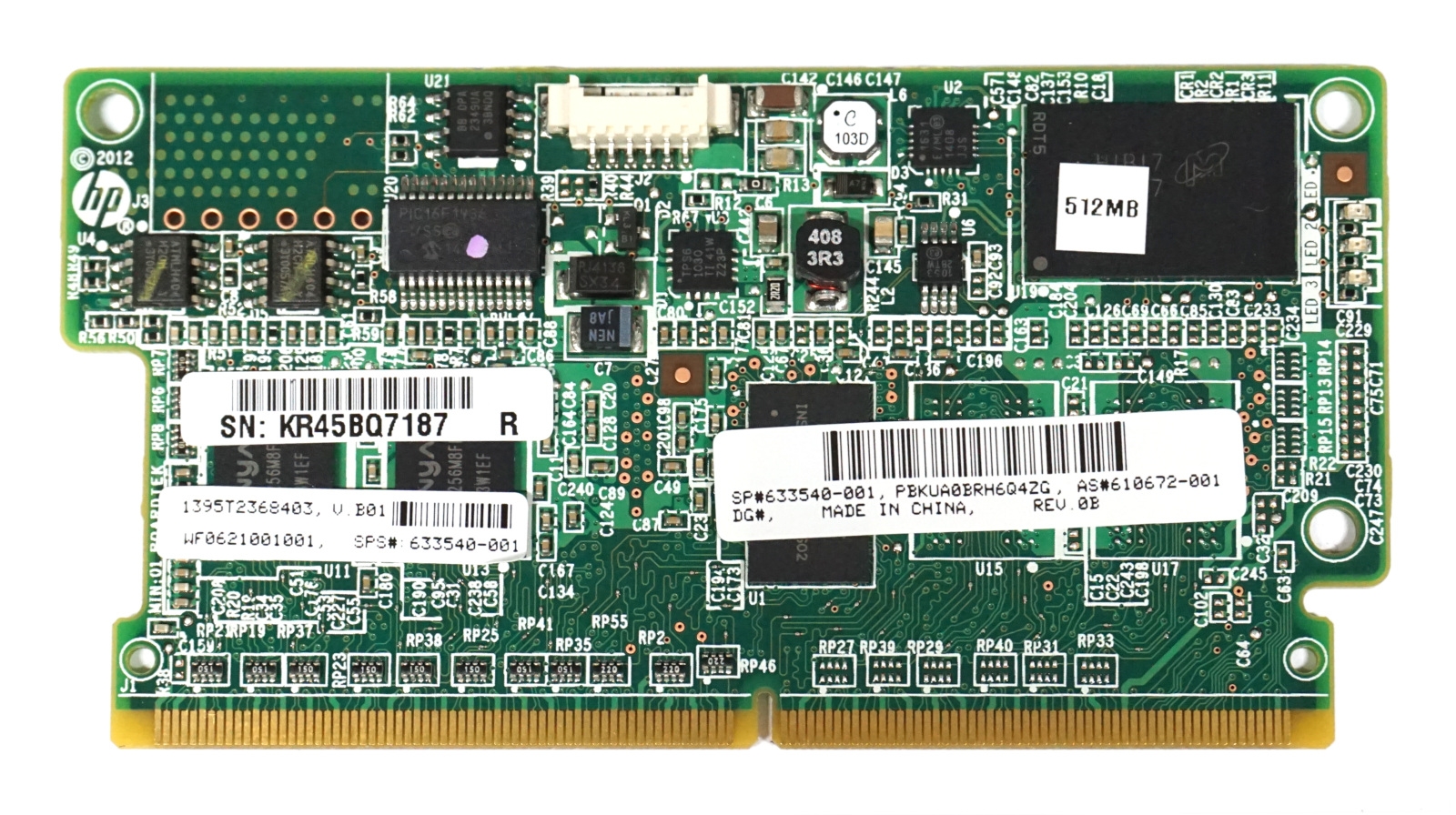 HP (633540-001) P222, P420, P421 - 512MB FBWC Controller Memory (673609-001)