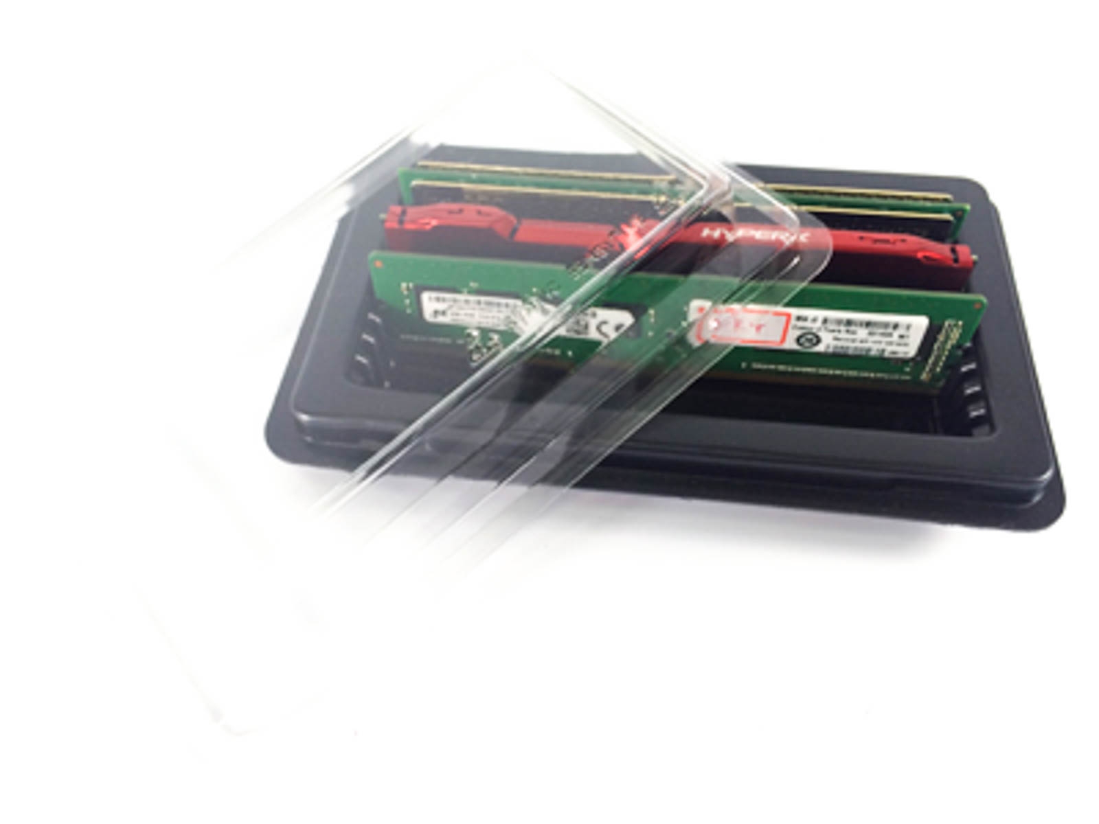 DDR4/DDR3 10x DIMM / 20x DDR4 SO-DIMM Tray & Lid RAM Packaging