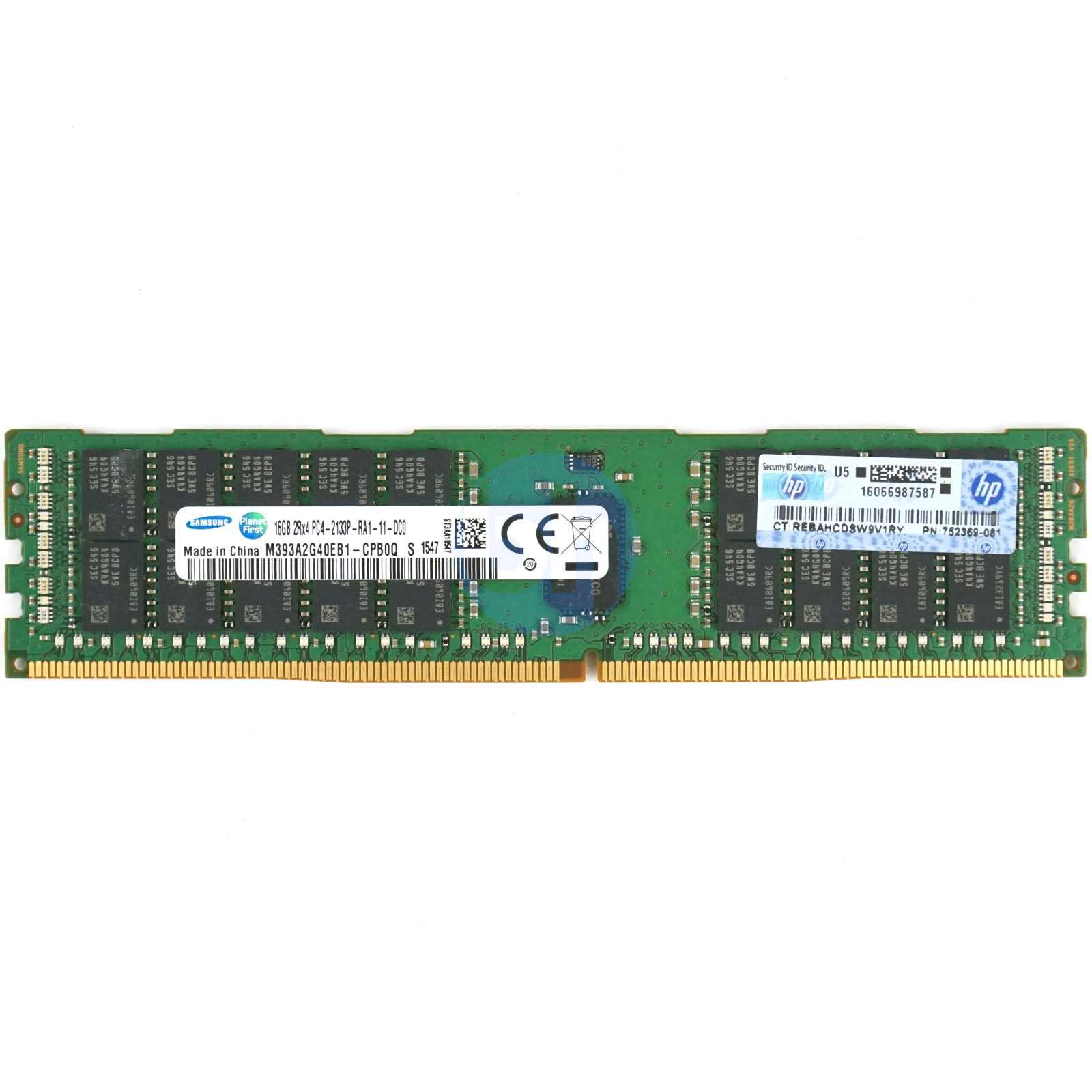 HP (752369-081) - 16GB PC4-17000P-R (2RX4, DDR4-2133MHz) ECC REG RAM