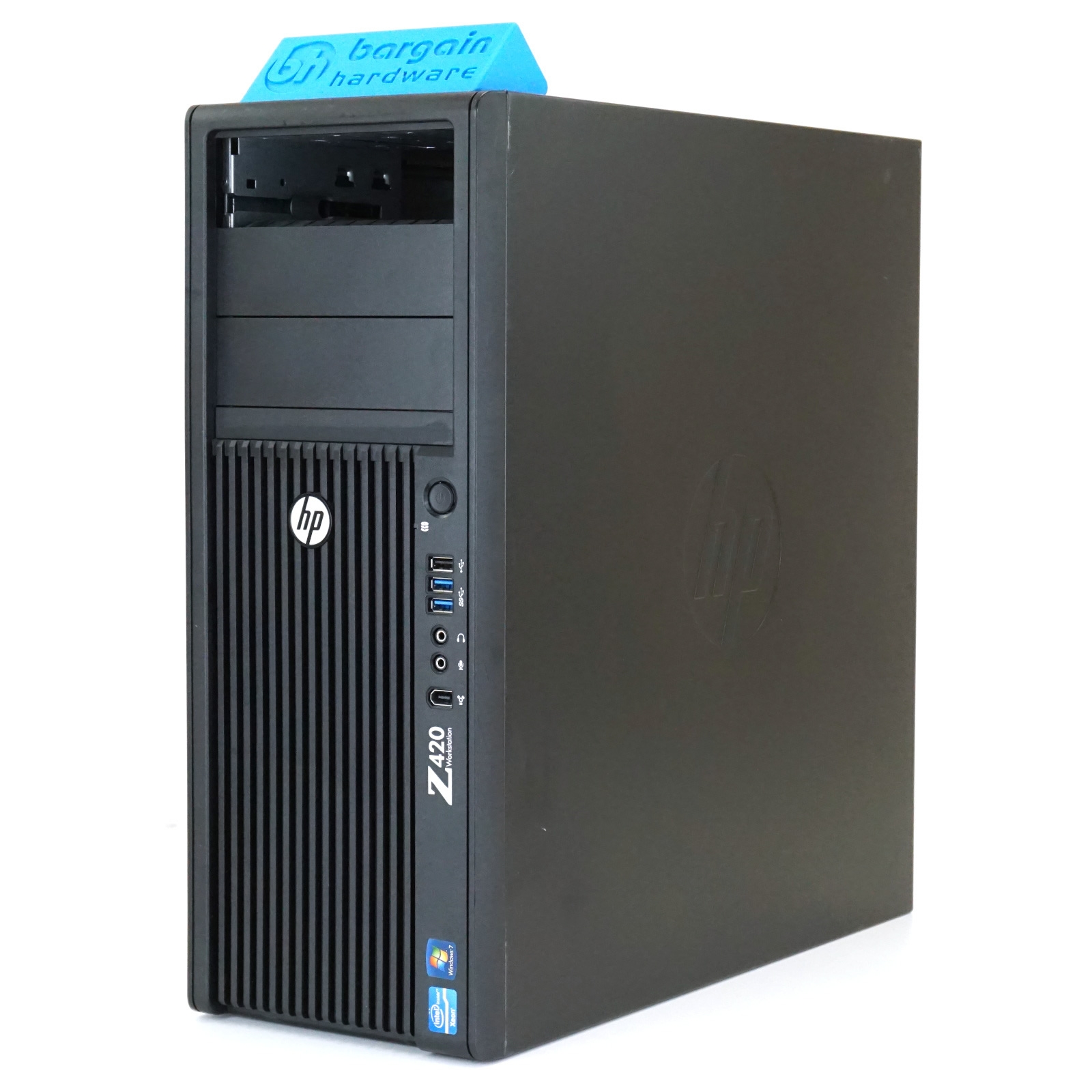HP Z420 6-Core Workstation PC: Xeon 3.50GHz 4GB nVidia 500GB SSD 32GB RAM Win10