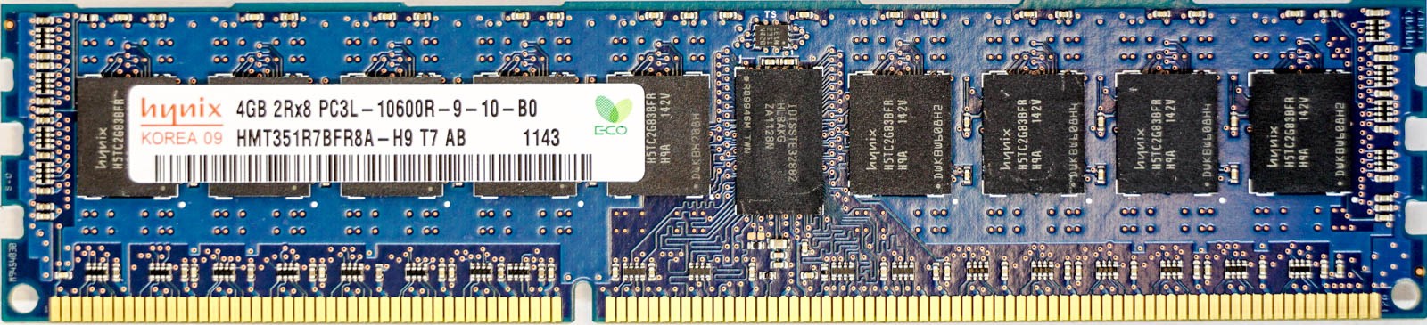 Hynix - 4GB PC3L-10600R (DDR3 Low-Power-1333Mhz, 2RX8)