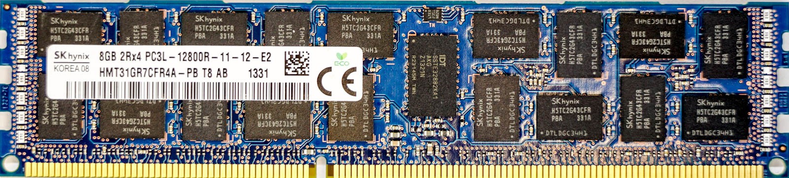 Hynix - 8GB PC3L-12800R (DDR3 Low-Power-1600Mhz, 2RX4)