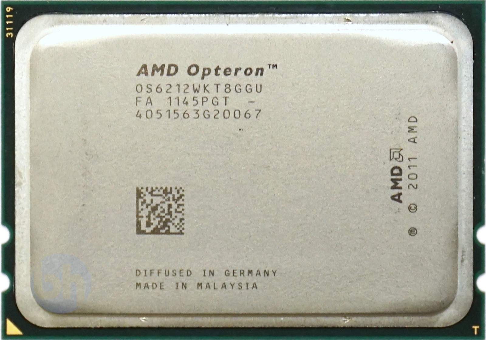 AMD Opteron 6212 (OS6212WKT8GGU) - 8-Core 2.60GHz Socket G34 16MB 115W CPU