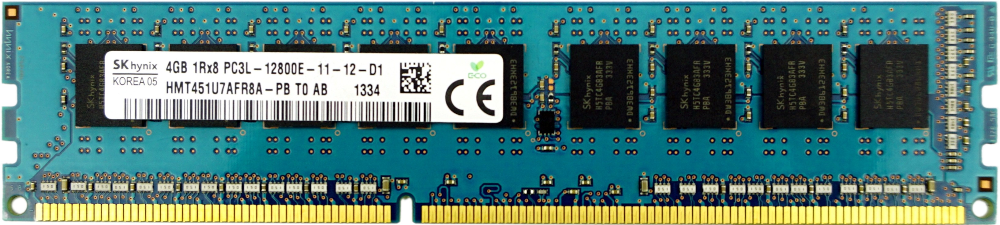 Hynix - 4GB PC3L-12800E (DDR3 Low-Power-1600Mhz, 1RX8)