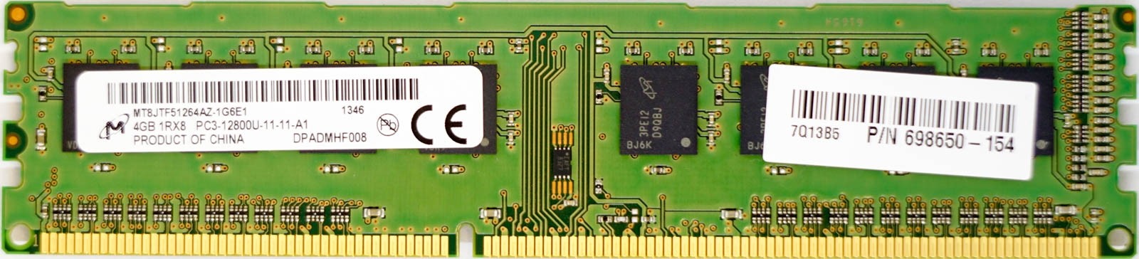 8Go RAM DDR3 PC3-12800U AMD Radeon R538G1601U2S-UGO DIMM PC Bureau -  MonsieurCyberMan