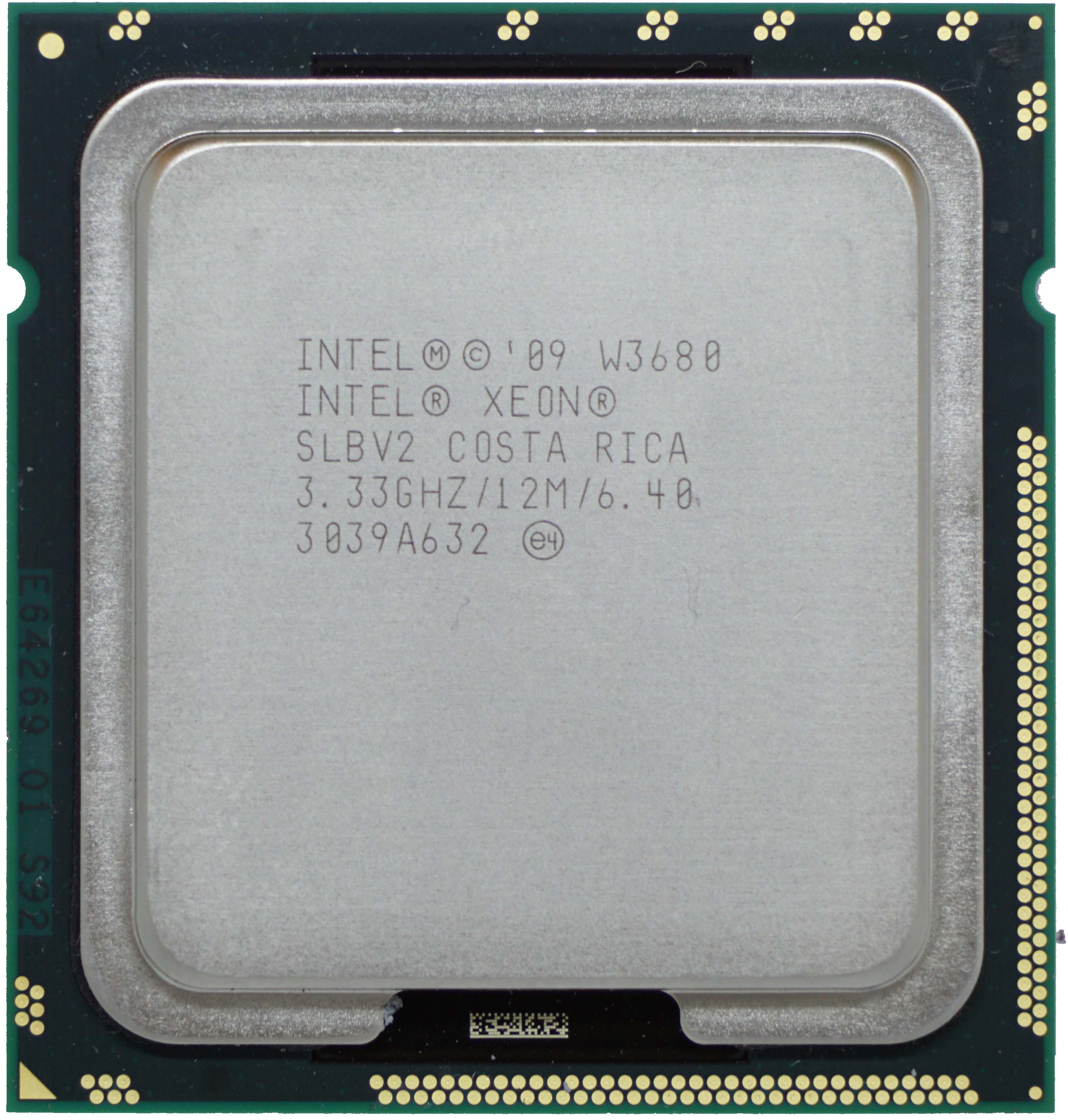 Intel Xeon W3680 (SLBV2) 6-Core 3.33GHz LGA1366 12MB 130W CPU Processor