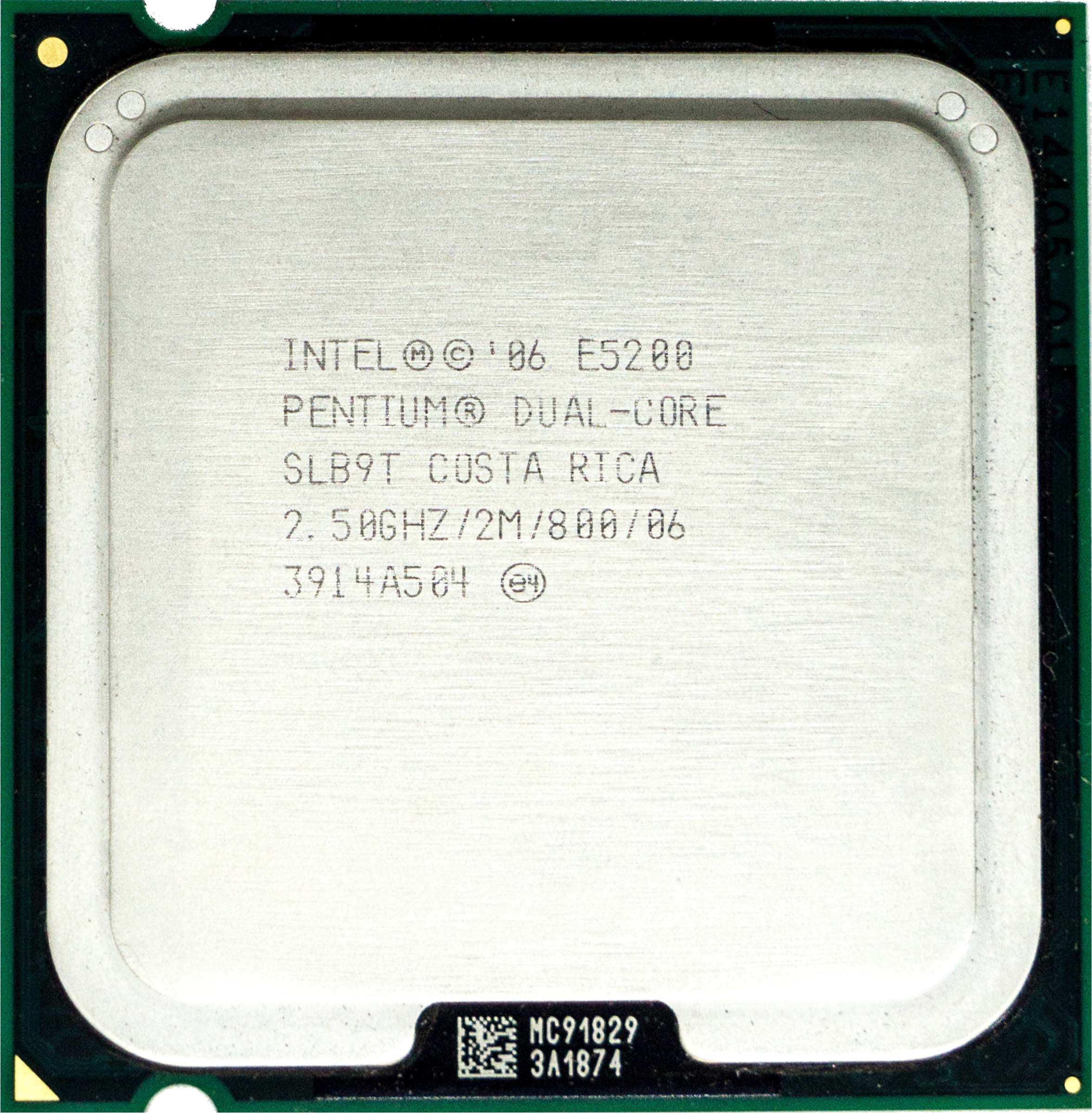Intel Pentium E5200 (SLB9T) 2.50Ghz Dual (2) Core LGA775 65W CPU
