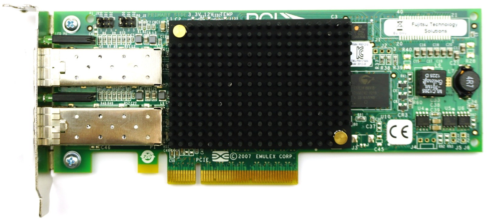 Emulex LPe12002 Dual Port - 8Gbps SFP+ Low Profile PCIe-x8 HBA
