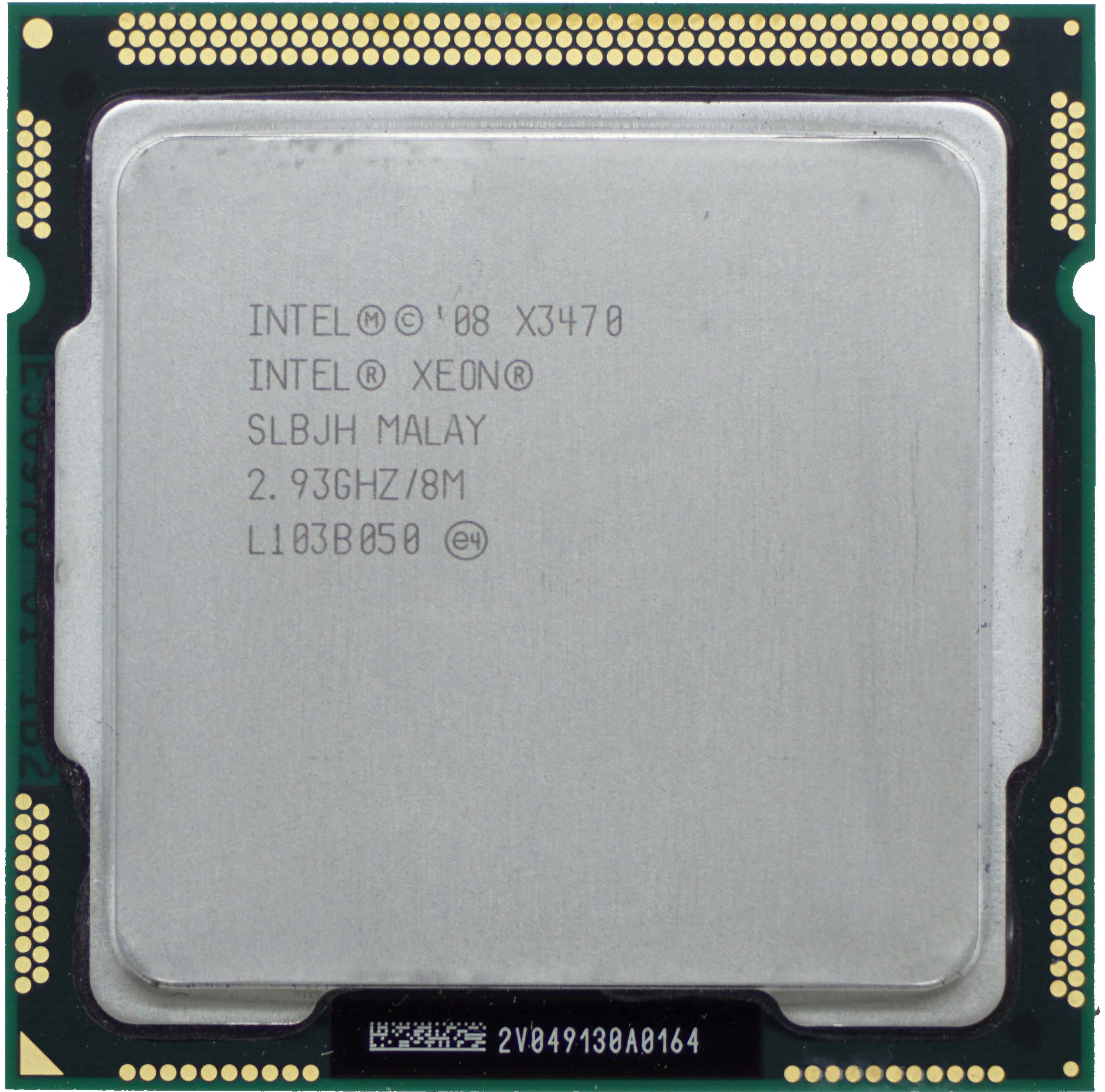 Intel Xeon X3470 (SLBJH) 2.93Ghz Quad (4) Core LGA1156 99W CPU