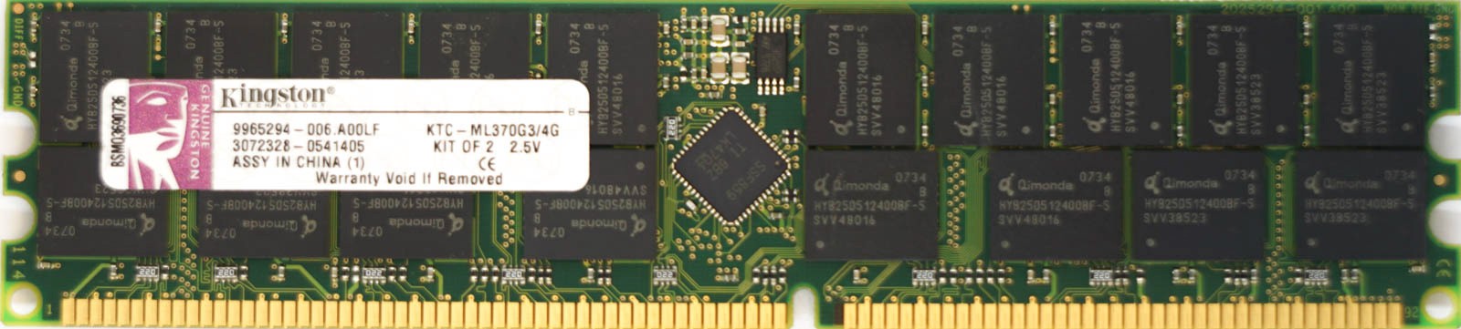 Kingston - 2GB PC-2100R (DDR-266Mhz, 2RX4)
