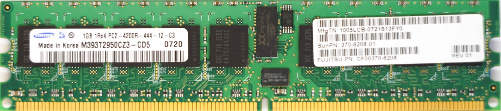 Samsung - 1GB PC2-4200R (DDR2-533Mhz, 1RX4)