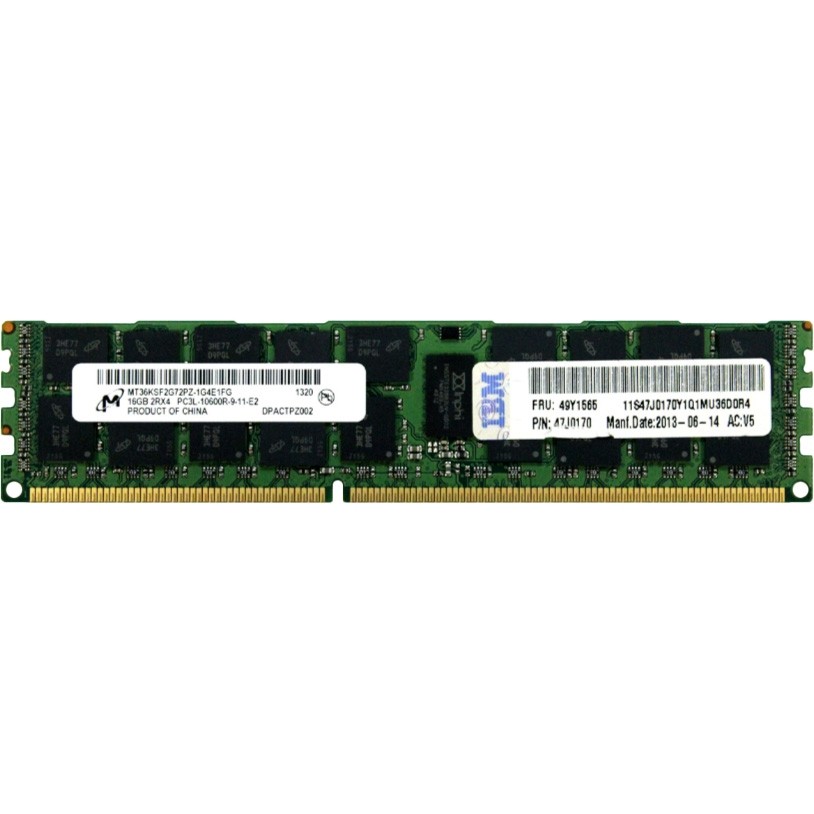 IBM (49Y1565) - 16GB PC3L-10600R (2RX4, DDR3-1333MHz)