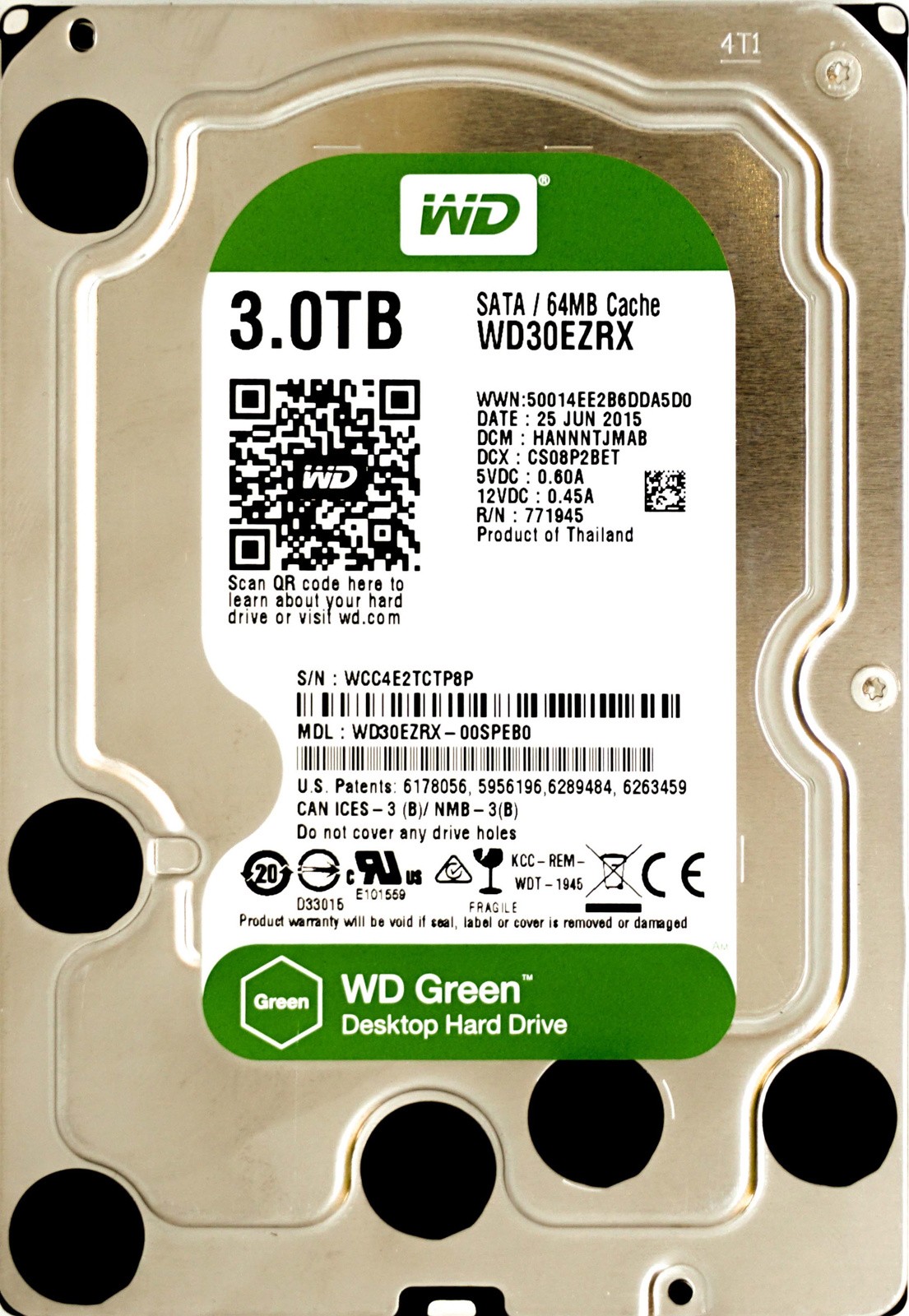 WD 3TB HDD WesternDigital Green | centroclinicoacras.com.br