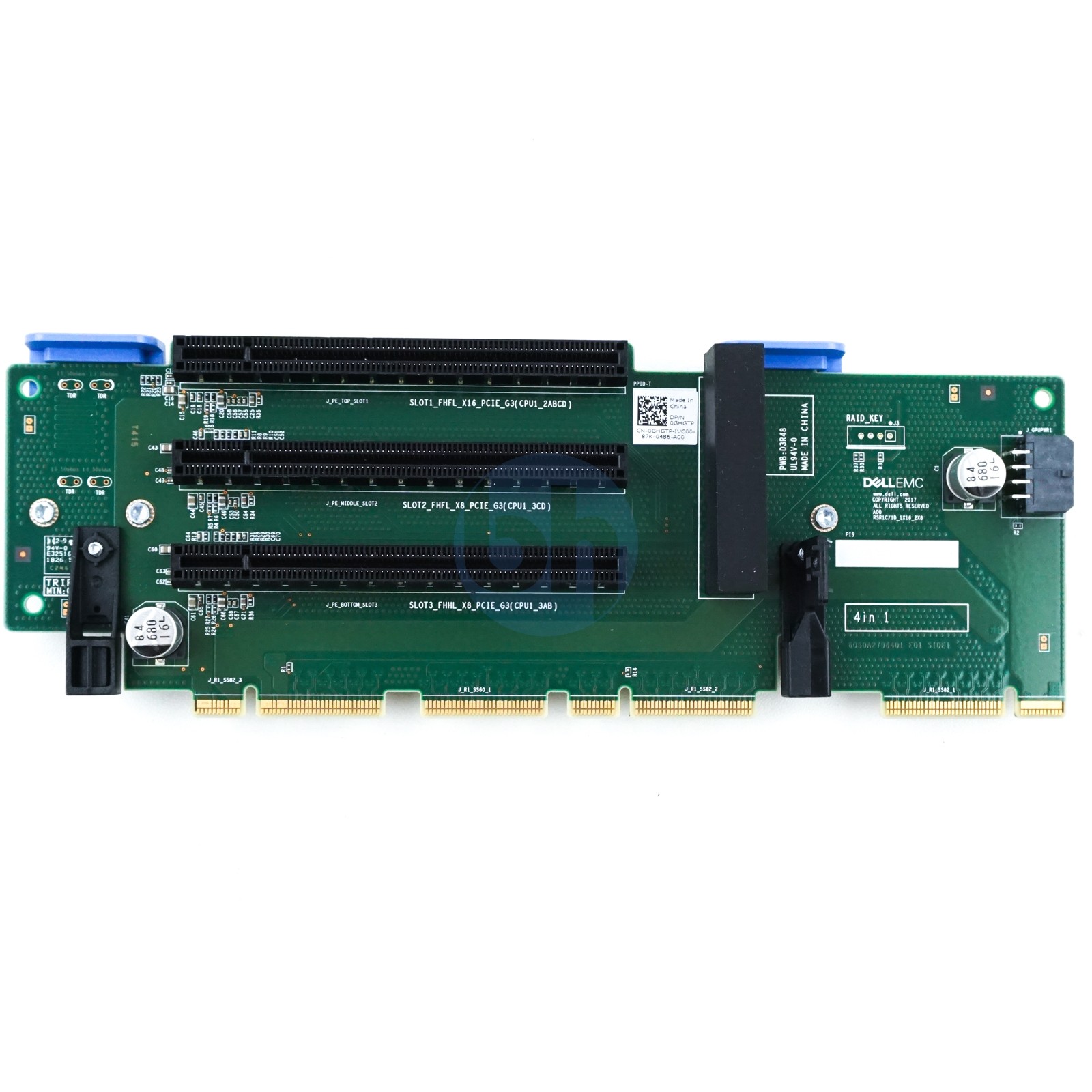 Dell PowerEdge R740, R740XD, 7920 Rack PCIe Riser Card 1C/1D