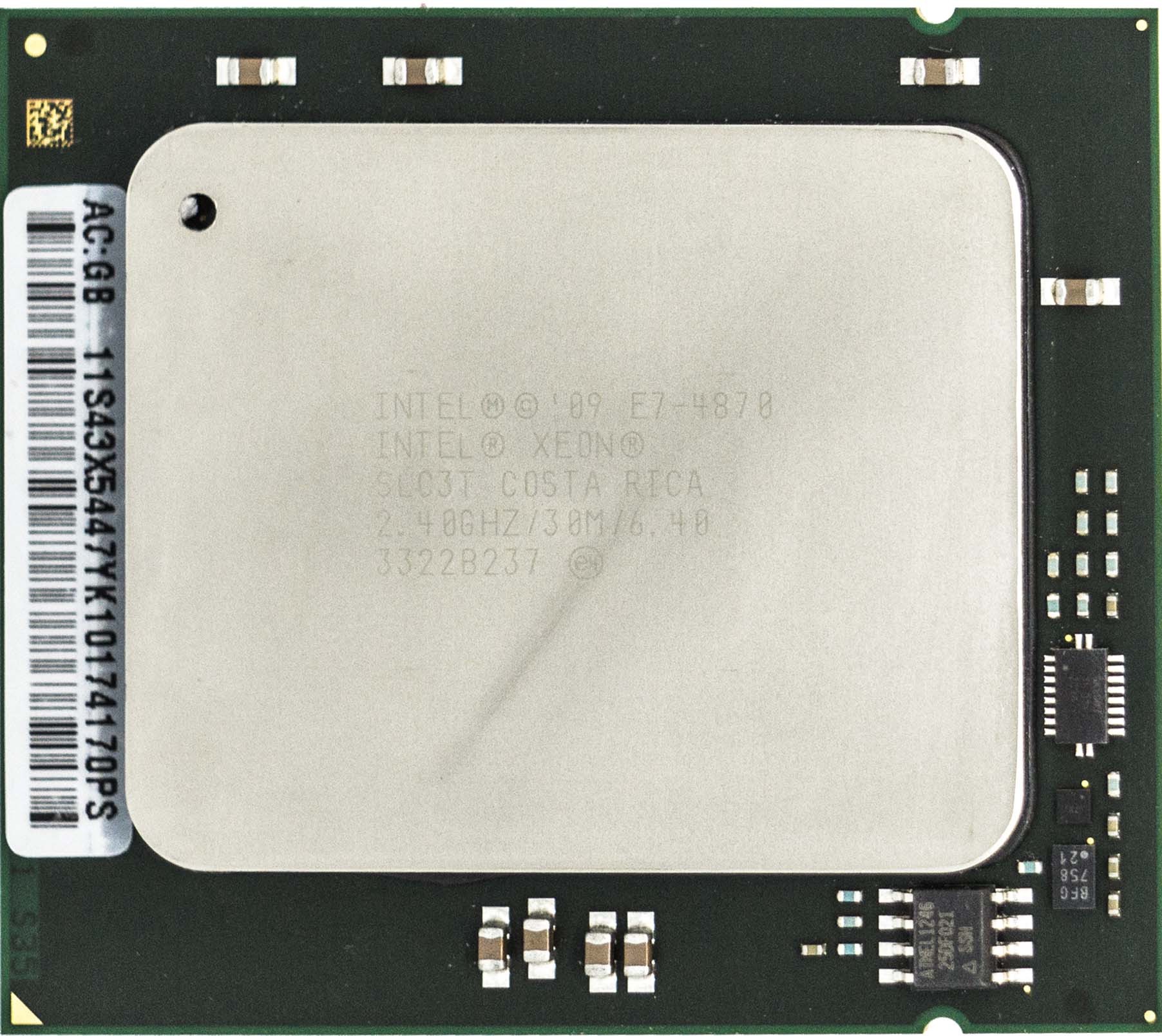 Intel Xeon E7-4870 V1 (SLC3T) - 10-Core 2.40GHz LGA1567 30MB 130W CPU