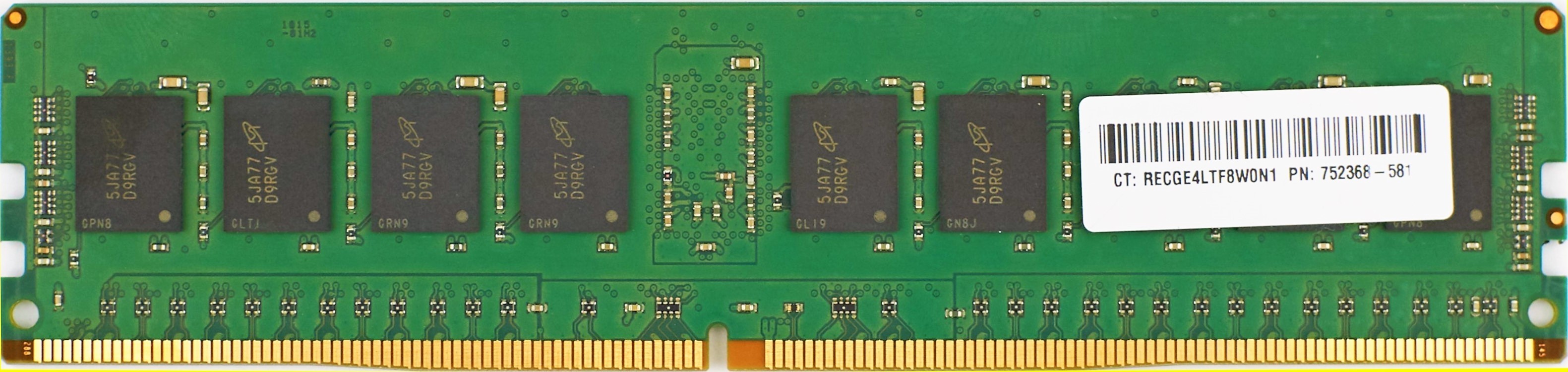 HP (752368-581) - 8GB PC4-17000P-R (DDR4-2133Mhz, 1RX4) 726718-B21
