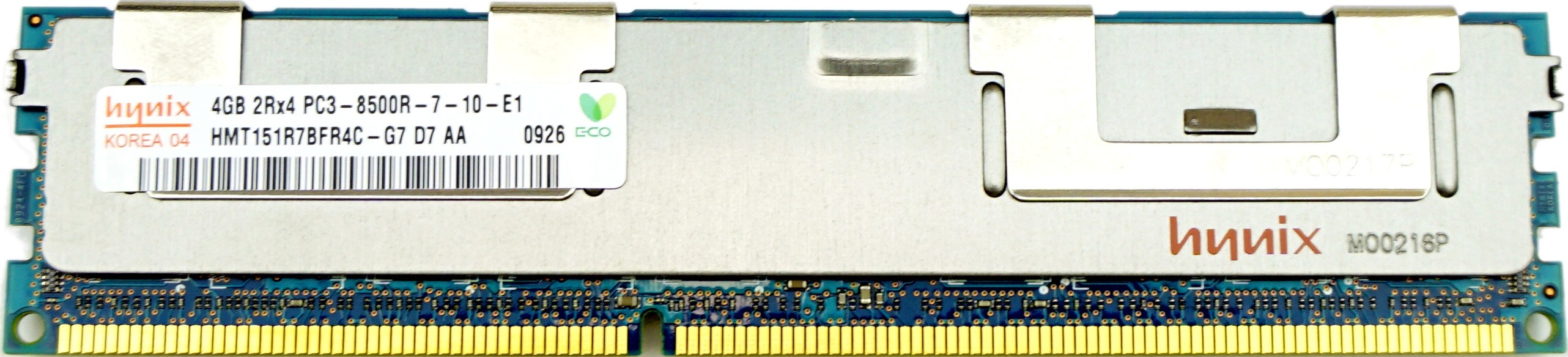 Hynix - 4GB PC3-8500R (DDR3-1066Mhz, 2RX4)