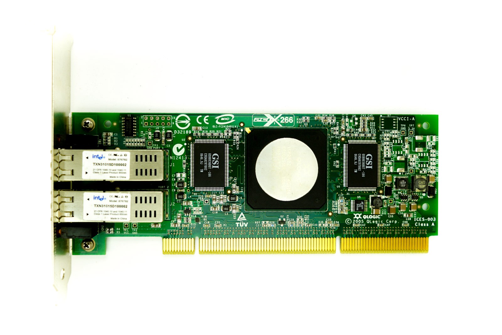 IBM QLA2462 Dual Port - 4Gbps Optical FC Full Height PCI-X HBA