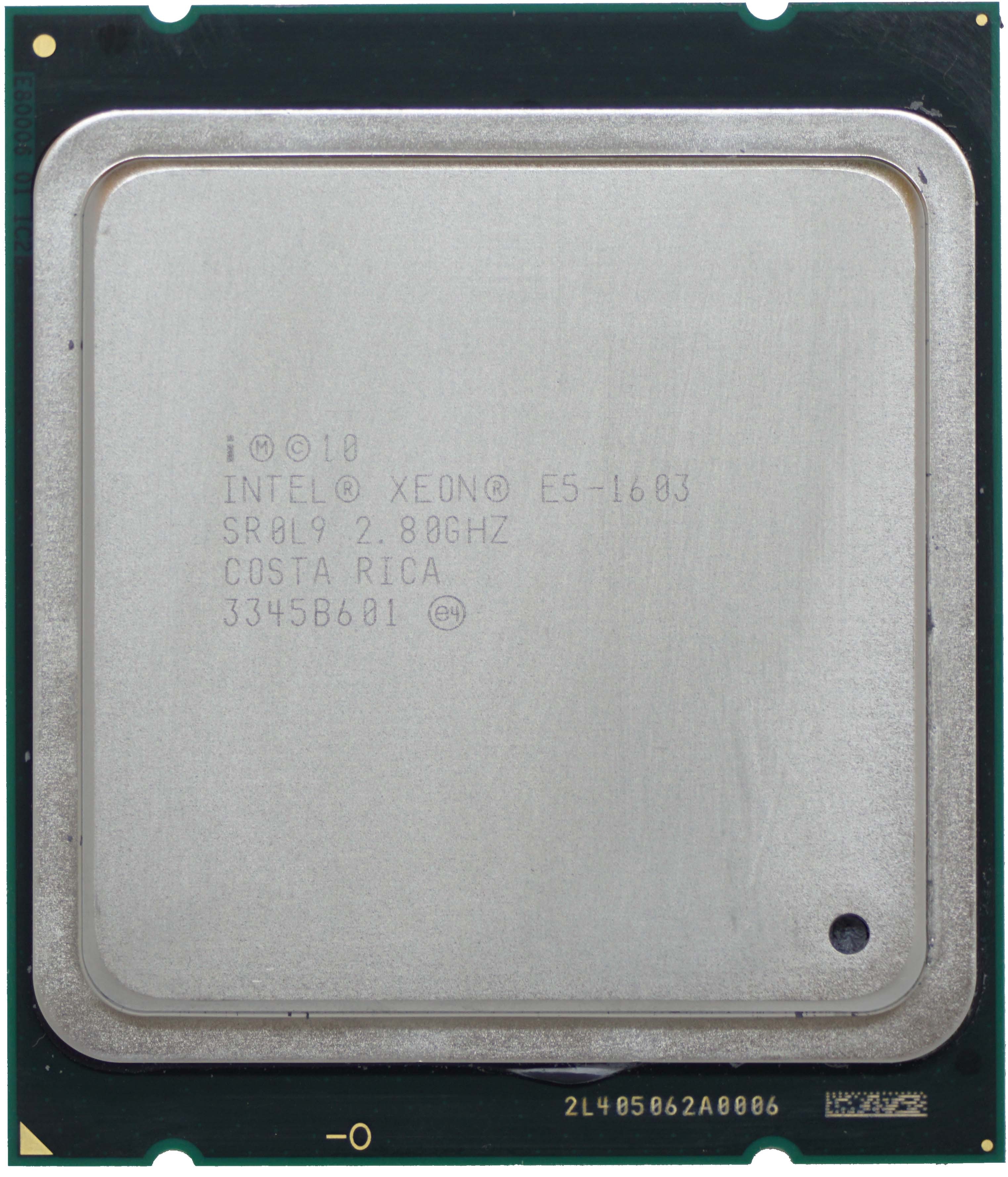 Intel Xeon E5-1603 V1 (SR0L9) 2.80GHz  4-Core LGA2011 130W 10MB CPU CPU0000292