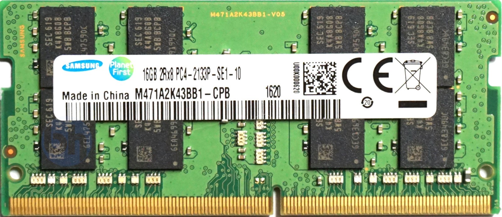 Samsung - 16GB PC4-17000P-S (DDR4-2133Mhz, 2RX8)