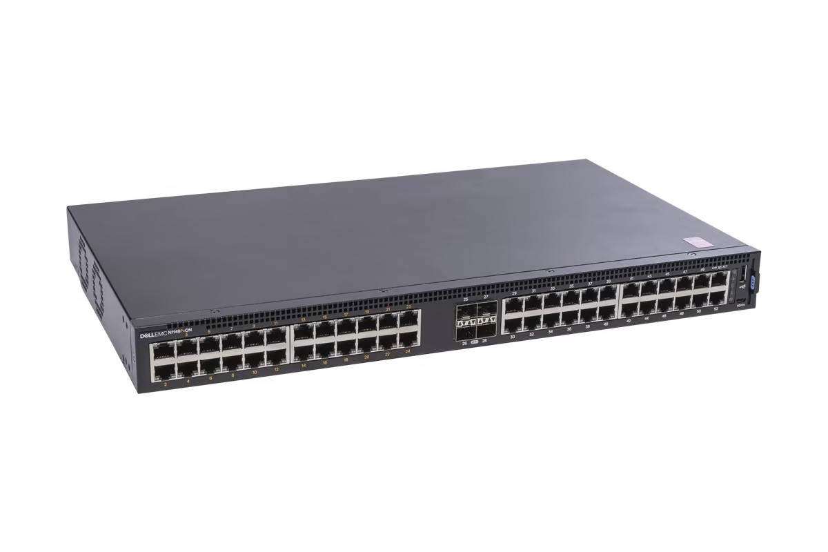 Dell PowerSwitch N1148P-ON -48xRJ45 1Gbps 24xPoE+ Managed Switch