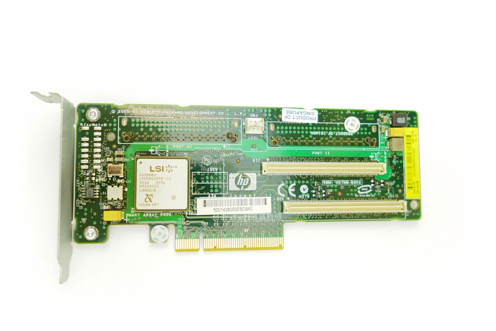 HP P400 G5 - LP PCIe-x8 RAID Controller