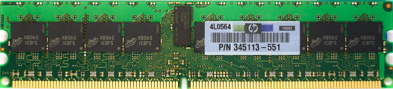 HP (345113-551) - 1GB PC2-3200R (DDR2-400Mhz, 1RX4)