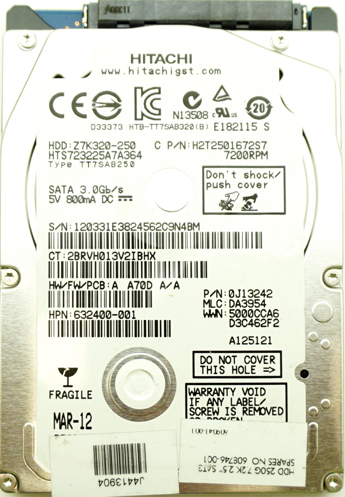 Generic 250GB SATA (SFF) HDD