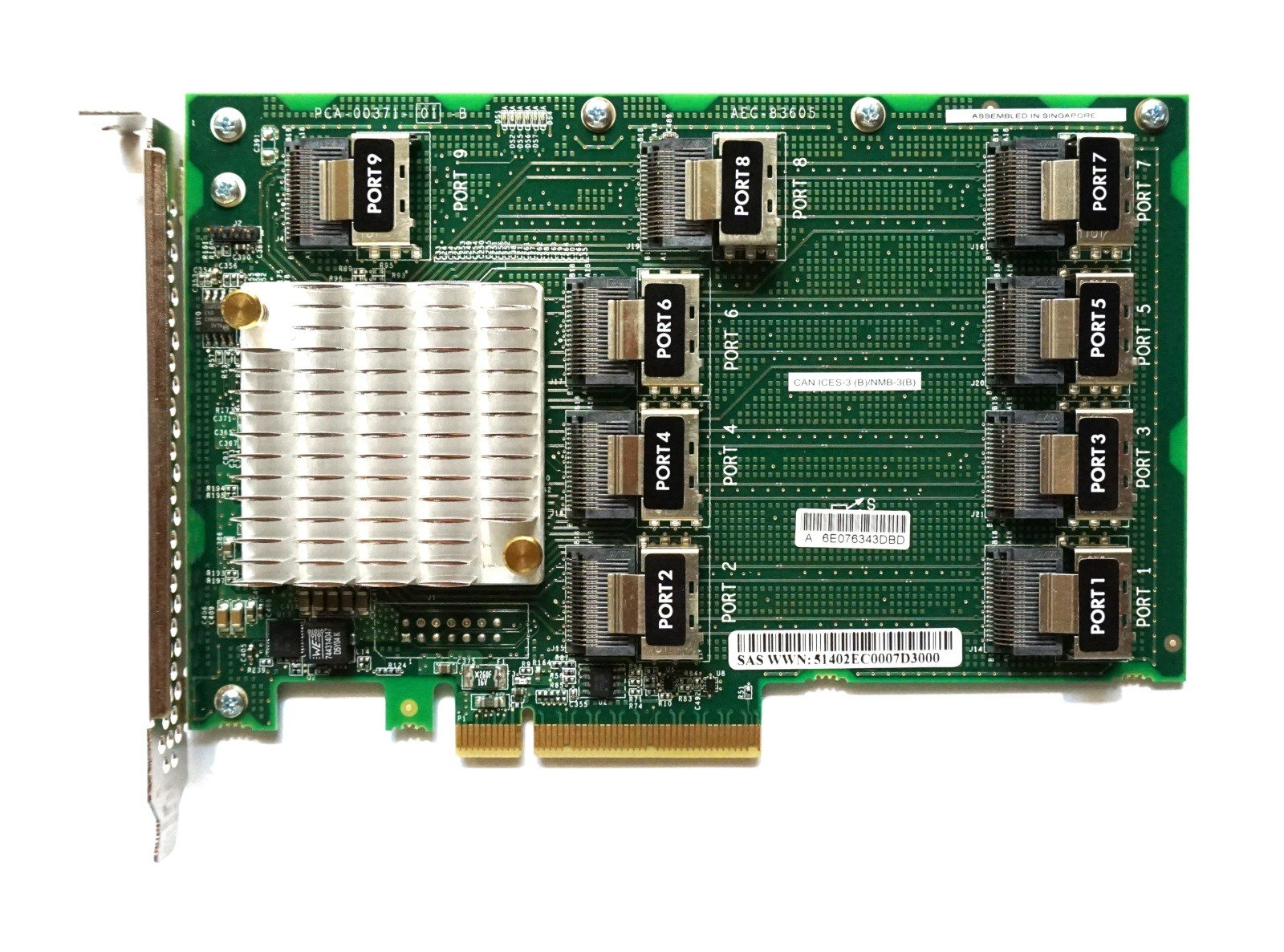 HP 12Gbps SAS Expander - FH PCIe-x8 for Gen9, Gen10