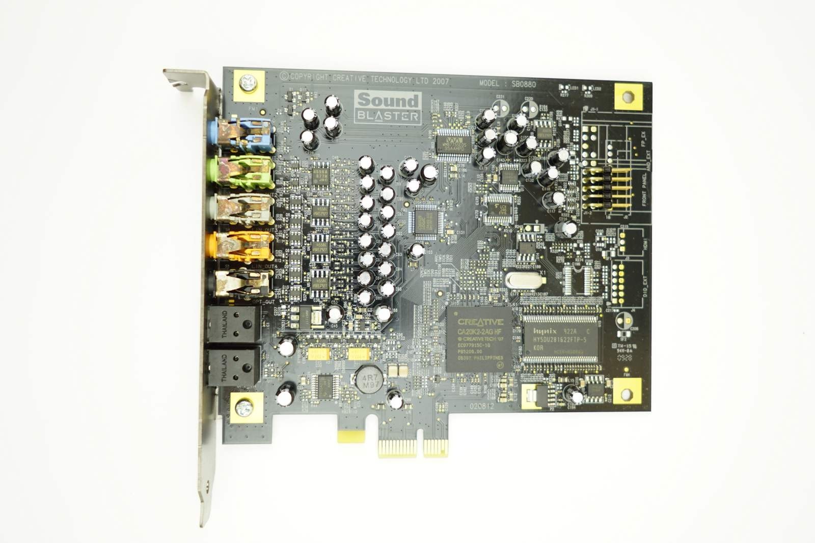 HP Soundblaster SB0880 X-Fi Titanium - PCIe-x1 FH Sound Card