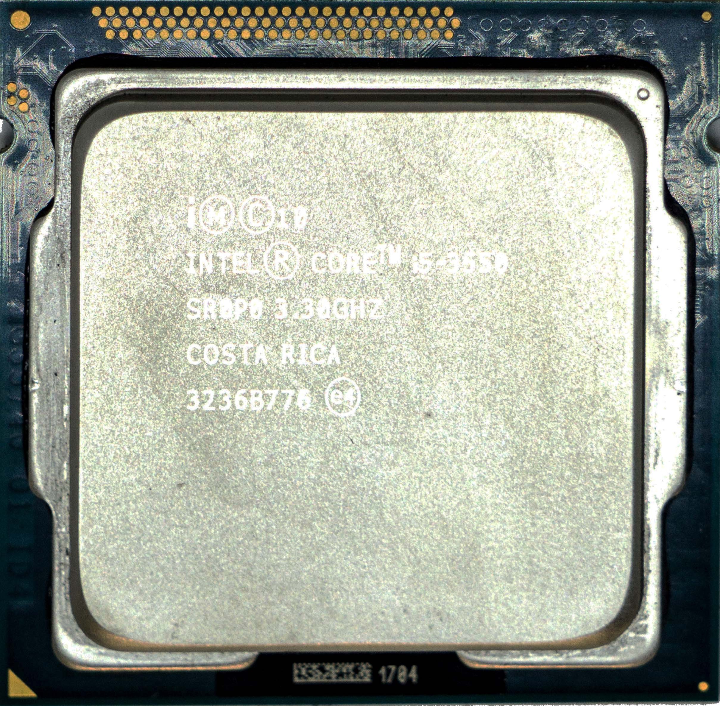 Intel Core i5-3550 (SR0P0) 3.30Ghz Quad (4) Core LGA1155 77W CPU
