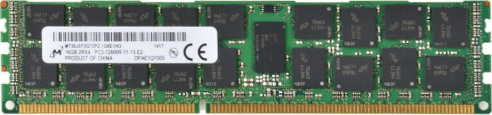 Micron - 16GB PC3-12800R (DDR3-1600Mhz, 2RX4)