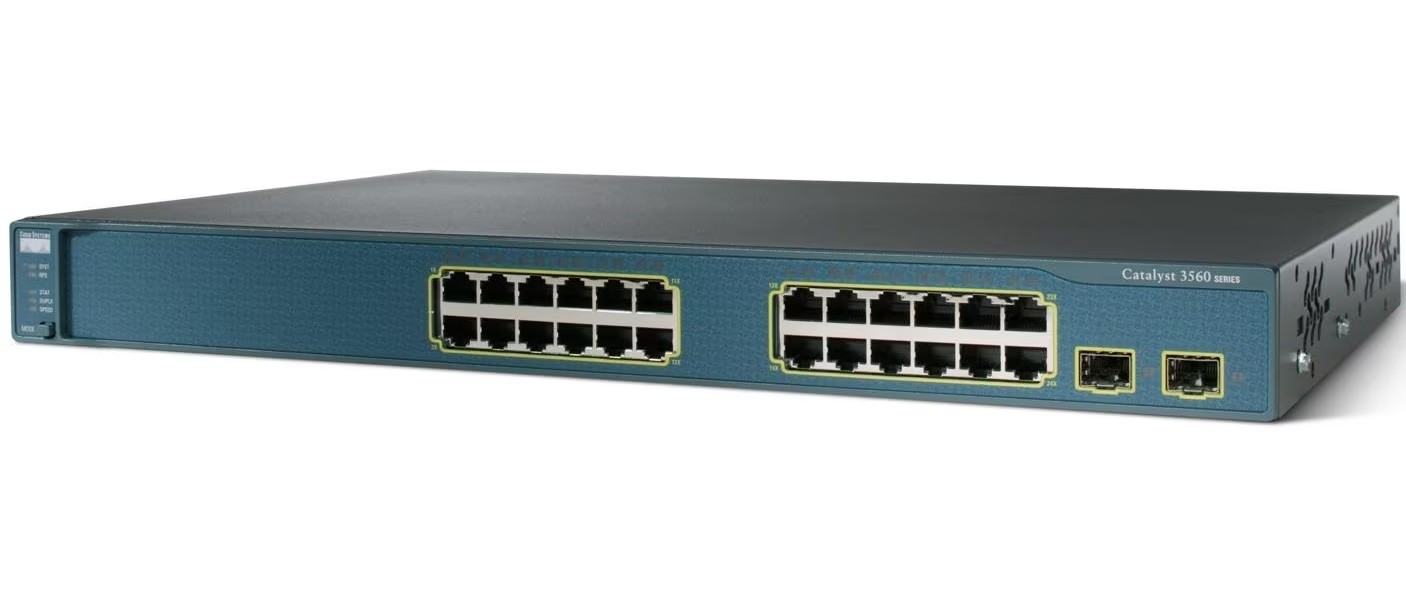 Cisco Catalyst WS-C3560G-24PS 24 Port 1GbE RJ45 Managed Switch