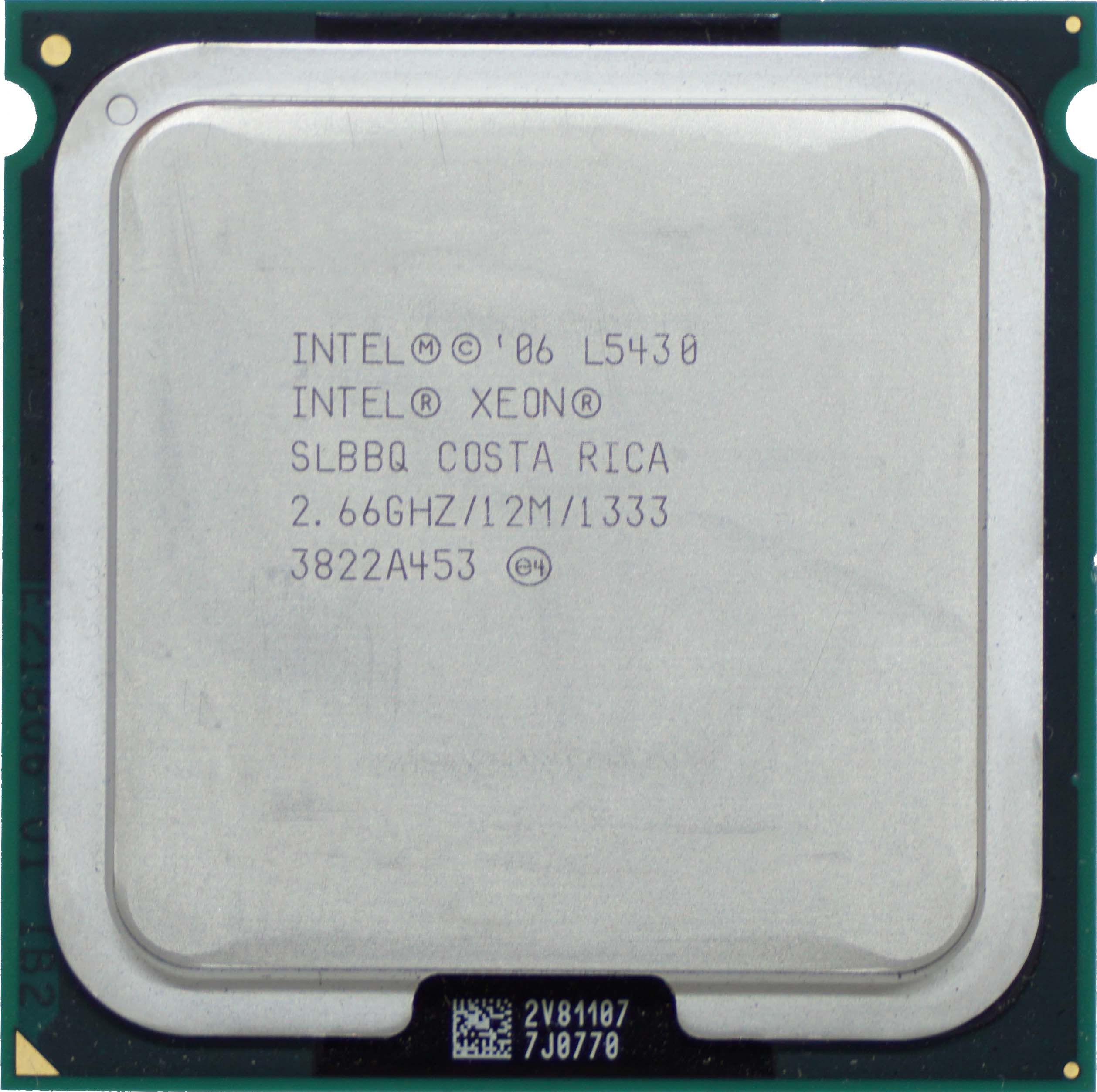 Intel Xeon L5430 (SLBBQ) 2.66Ghz Quad (4) Core LGA771 50W CPU