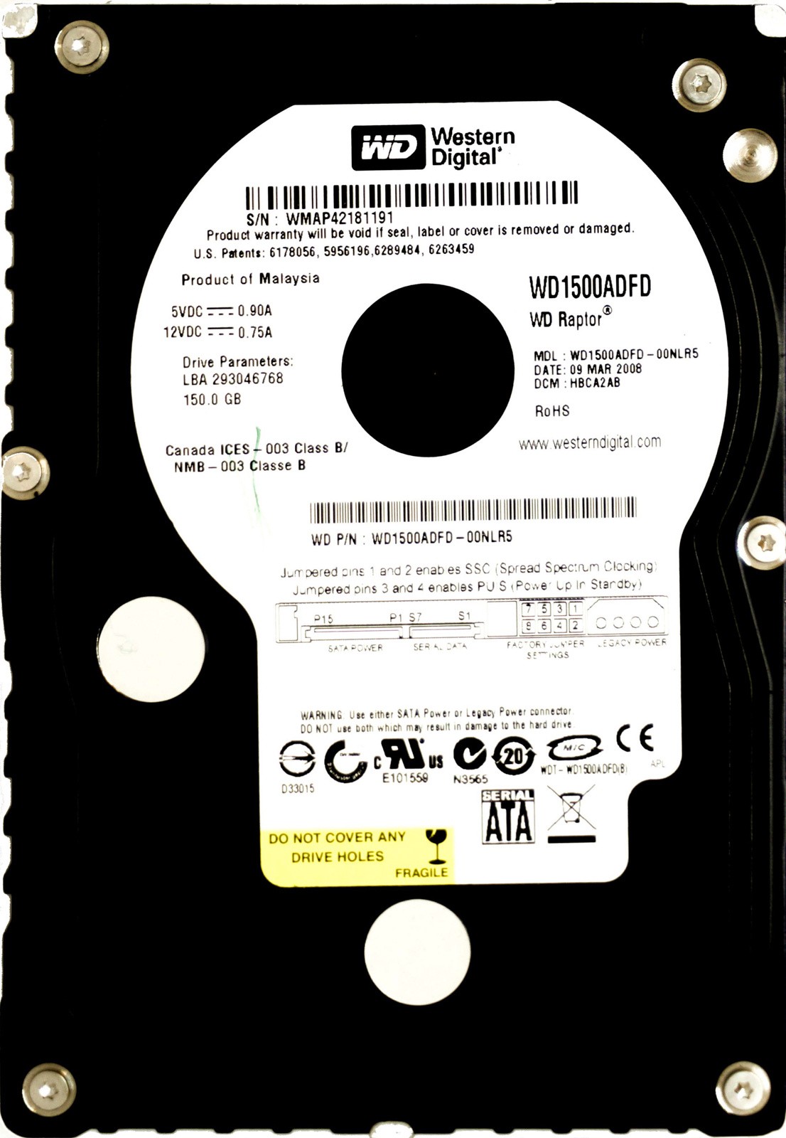 Generic 150GB SATA II (LFF) 3Gb/s 10K HDD