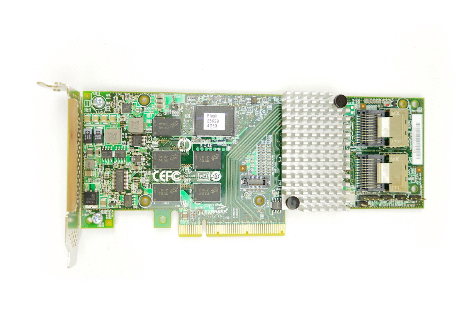 LSI SAS9750-8i 512MB - LP PCIe-x8 RAID Controller