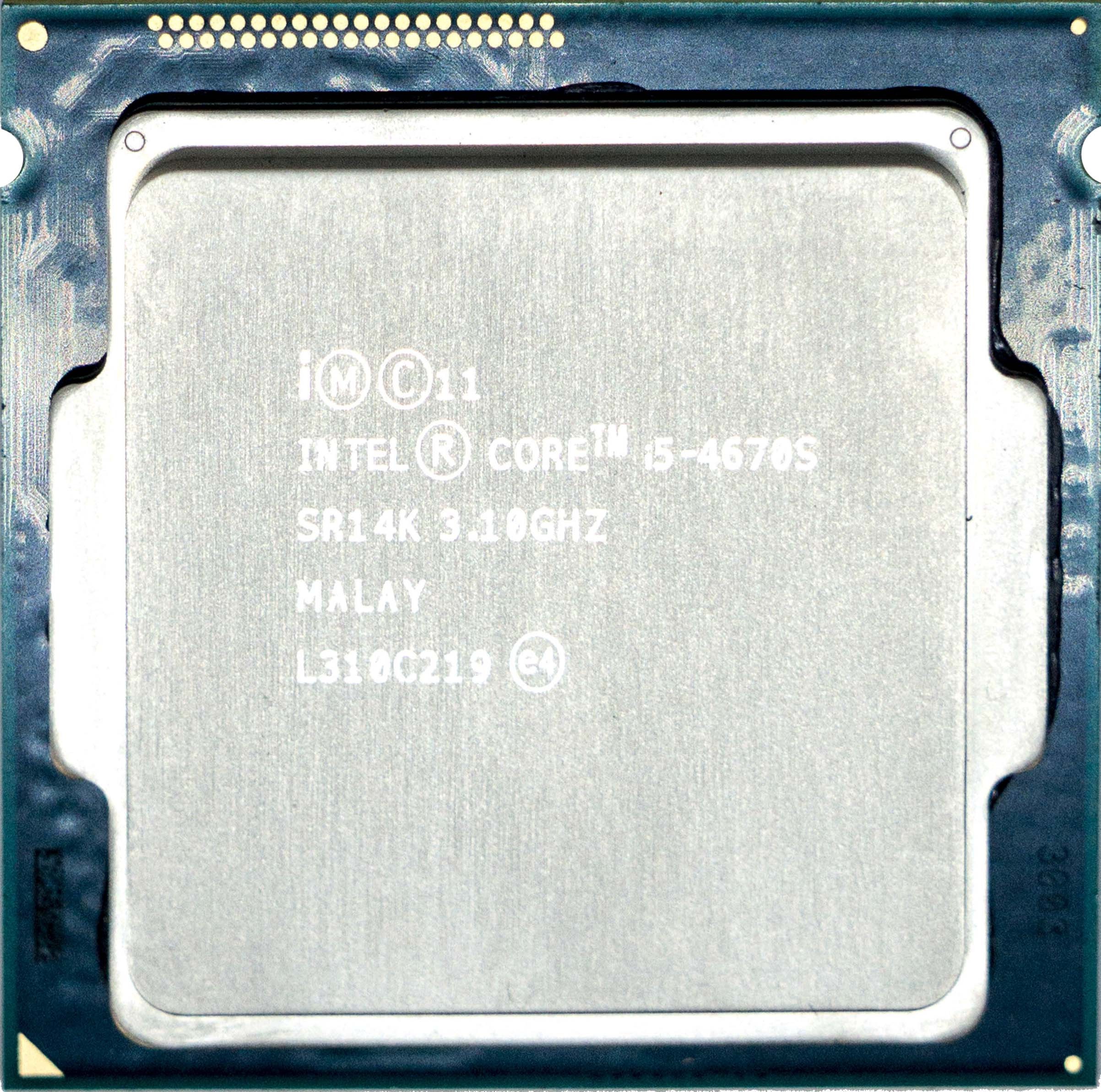 Intel Core i5-4670S (SR14K) 3.10Ghz Quad (4) Core LGA1150 65W CPU