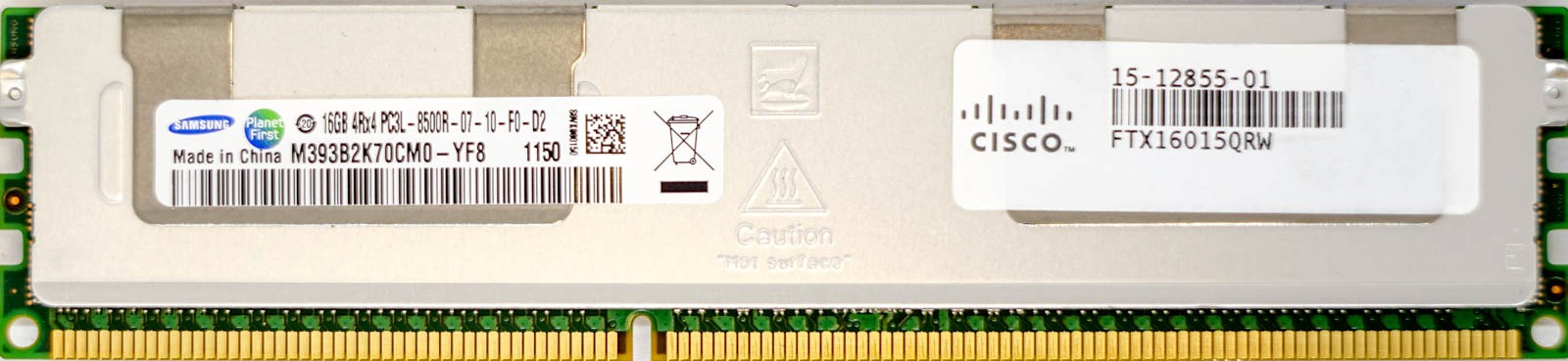 Samsung 16GB DDR3 4Rx4 PC3L-8500R  #1