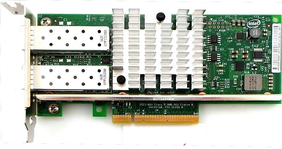Intel X520-DA2 Dual Port - 10GbE SFP+ Low Profile PCIe-x8 CNA