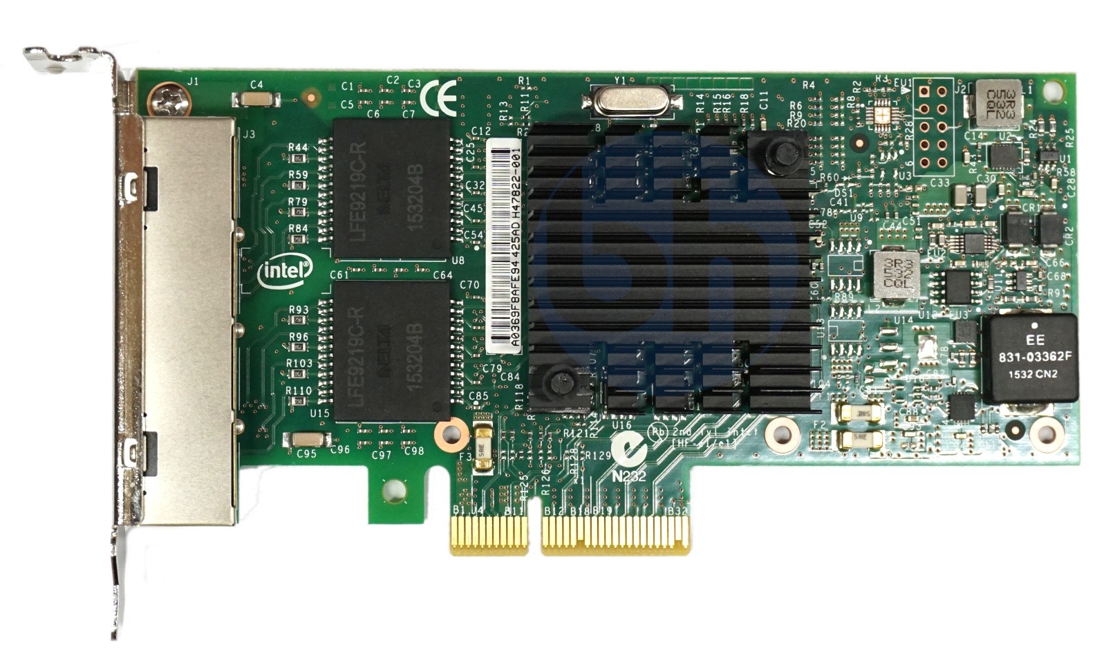 Intel I350-T4 Quad Port - 1GbE RJ45 Low Profile PCIe-x4 CNA