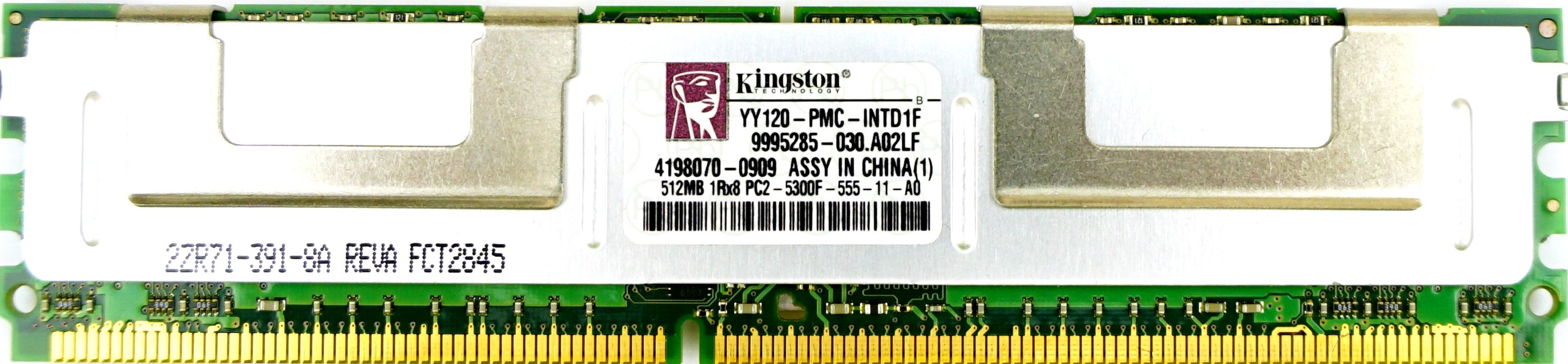 Kingston - 512MB PC2-5300F (DDR2-667Mhz, 1RX8)