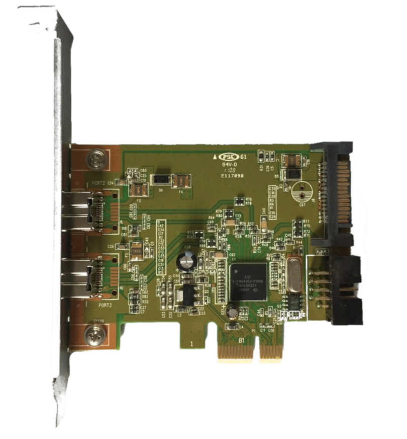 Firewire 1394b Dual Port - PCIe x1 FH