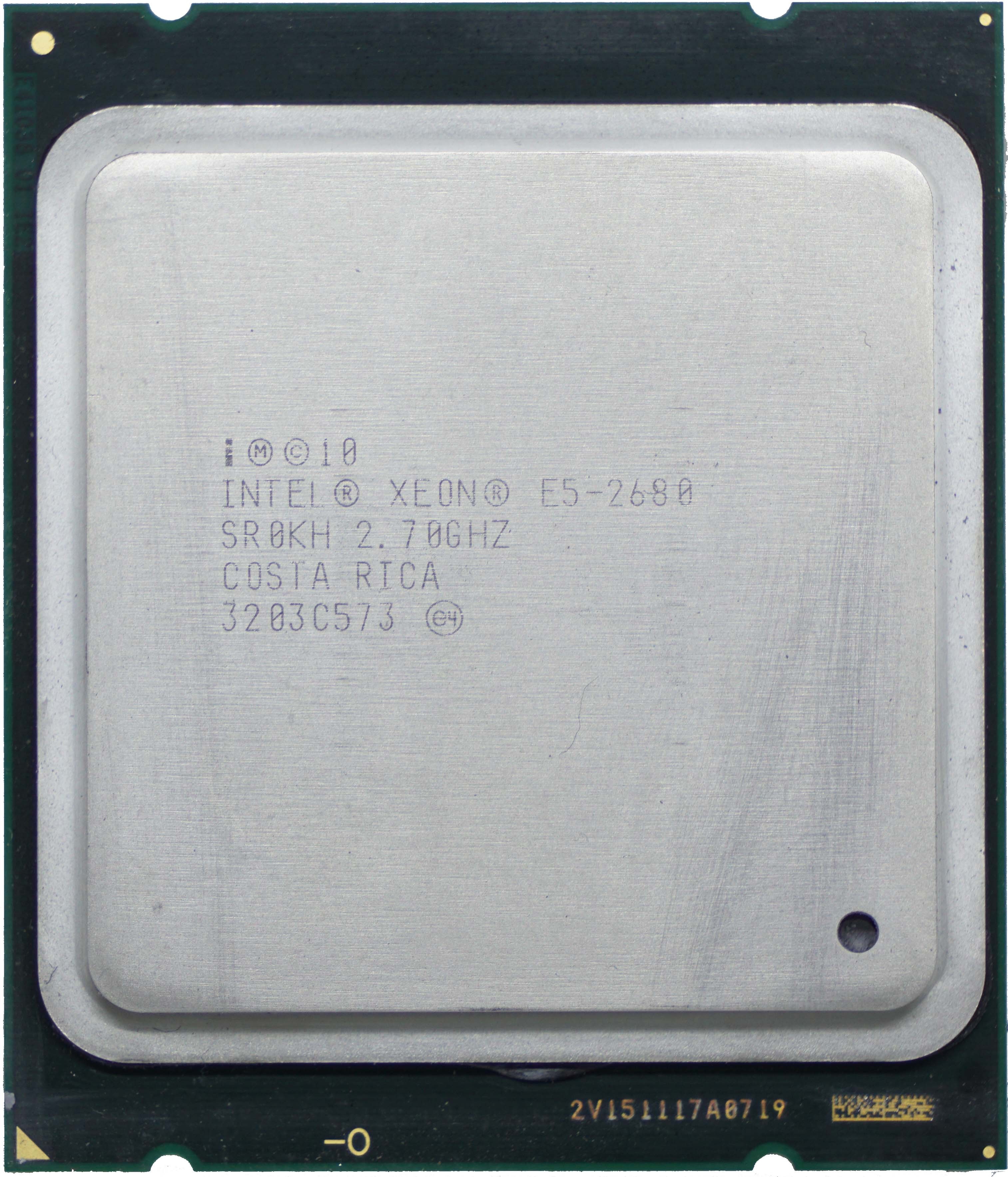Intel Xeon E5-2680 V1 (SR0KH) 2.70Ghz Octa (8) Core LGA2011 130W CPU