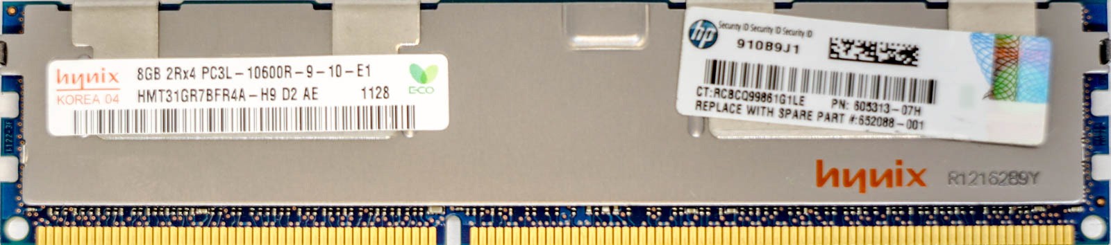 HP (605313-07H) - 8GB PC3L-10600R (DDR3-1333Mhz, 2RX4)