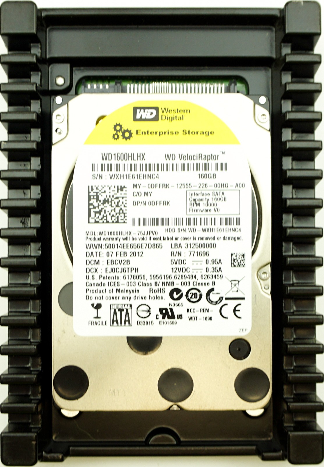 Dell (DFFRK) 160GB SATA II (LFF) 3Gb/s 10K HDD