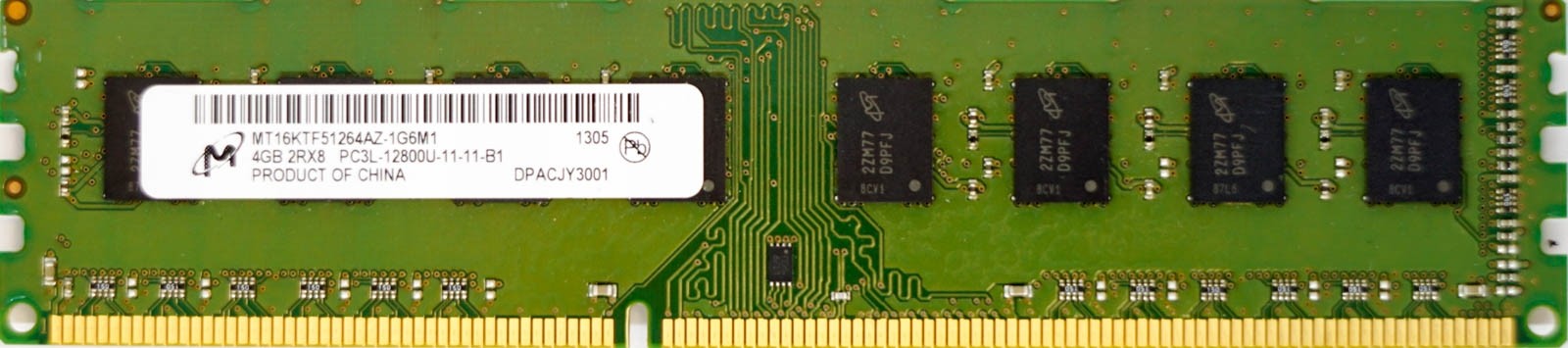 4GB PC3L-12800U (DDR3 Low-Power-1600Mhz, 2RX8) Desktop PC RAM